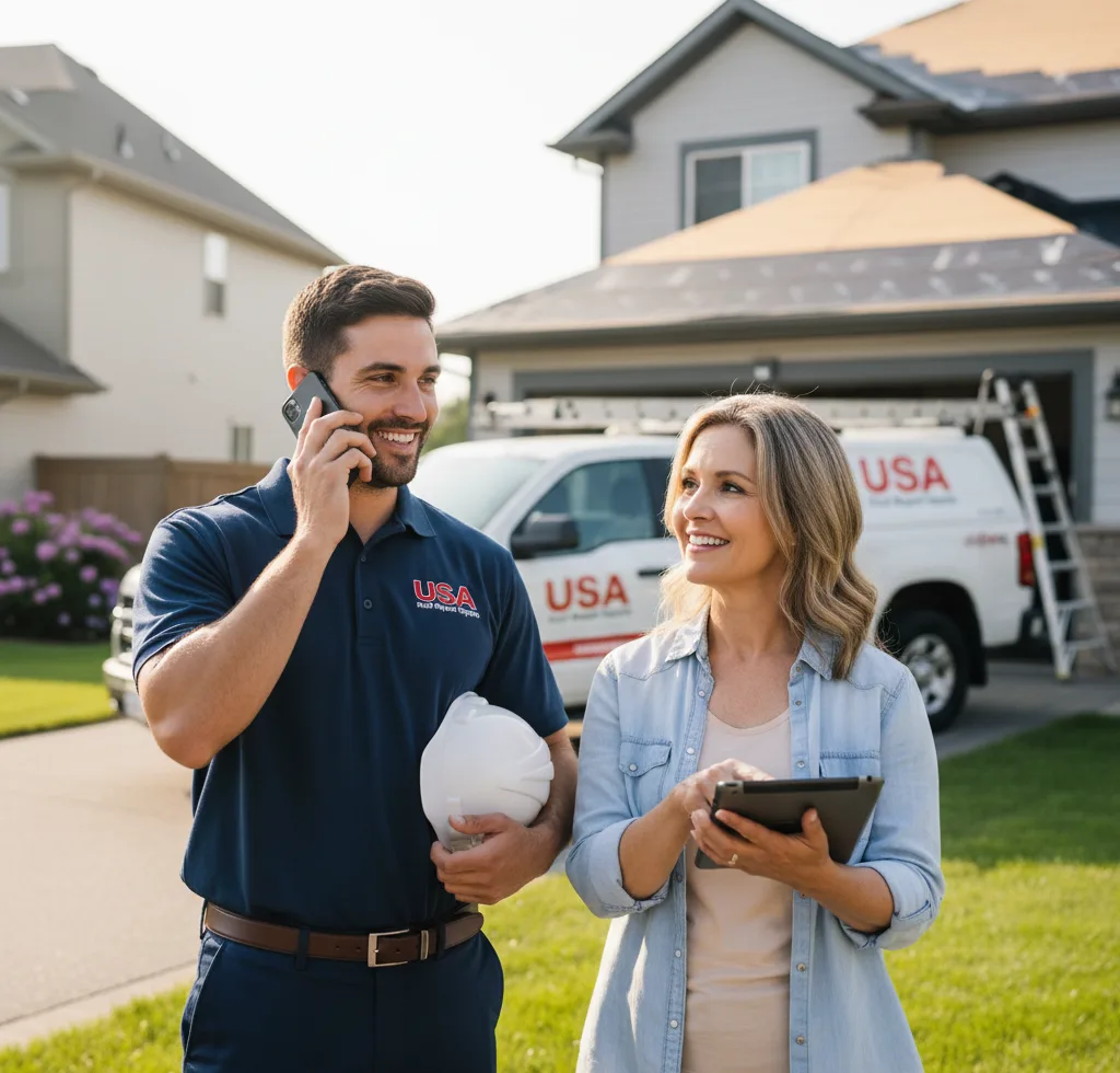 USA Roof Repair Experts customer support in North Bangor